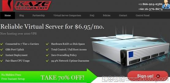 Kazetech:$3.48/月 256MB/512MB/10GB/1000GB 迈阿密-个人生活记录